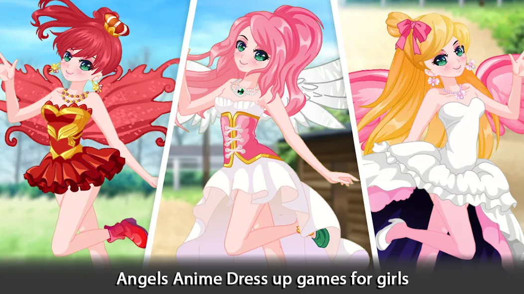 Dress Up Angel Anime Girl Game  [МОД Много монет] Screenshot 5