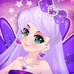 Скачать взлом Dress Up Angel Anime Girl Game [МОД Много монет] на Андроид