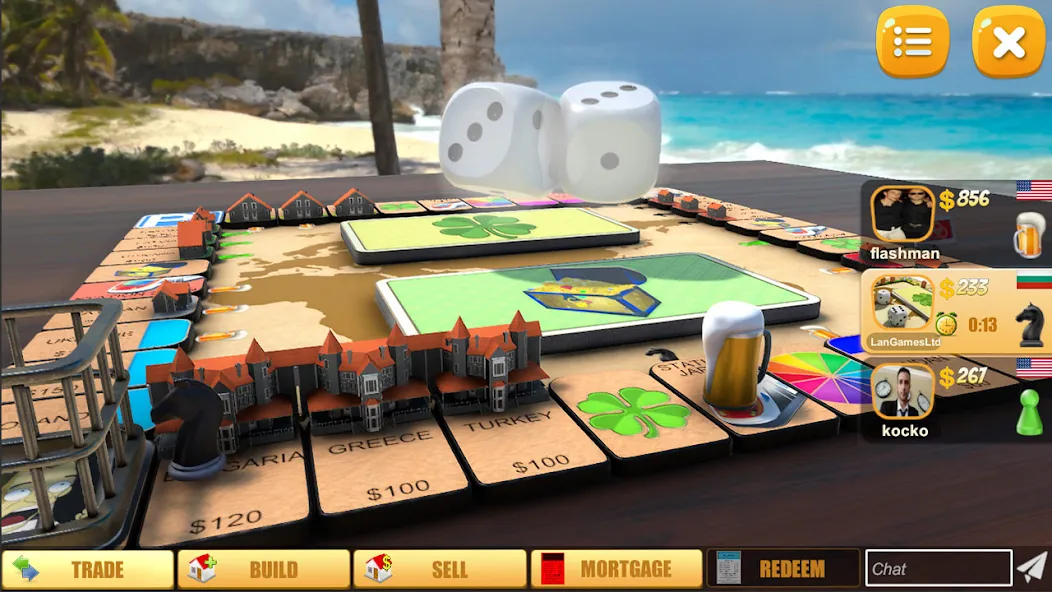 Rento - Dice Board Game Online  [МОД Бесконечные монеты] Screenshot 1