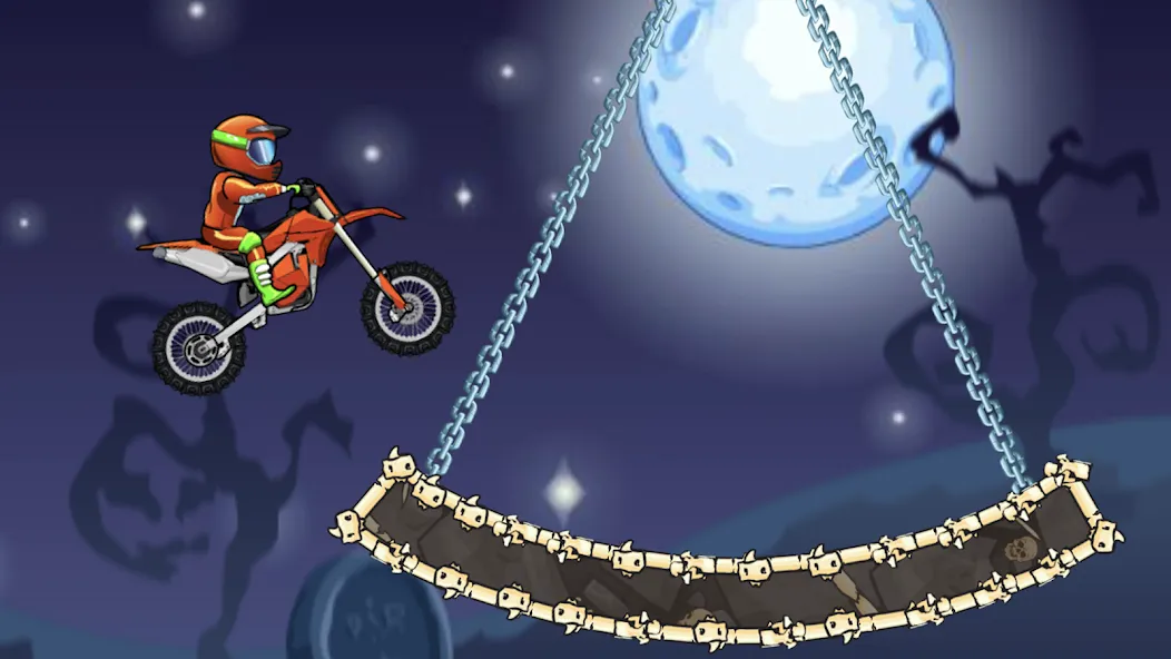 Moto X3M Bike Race Game (Мото 3М Игра на мотоциклах)  [МОД Mega Pack] Screenshot 2