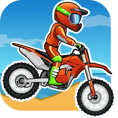 Скачать взлом Moto X3M Bike Race Game (Мото 3М Игра на мотоциклах) [МОД Mega Pack] на Андроид