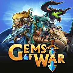 Скачать взлом Gems of War - Match 3 RPG (Гемс оф Вар)  [МОД Много денег] на Андроид