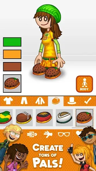 Papa Louie Pals (Папа Луи Пэлс)  [МОД Unlimited Money] Screenshot 2
