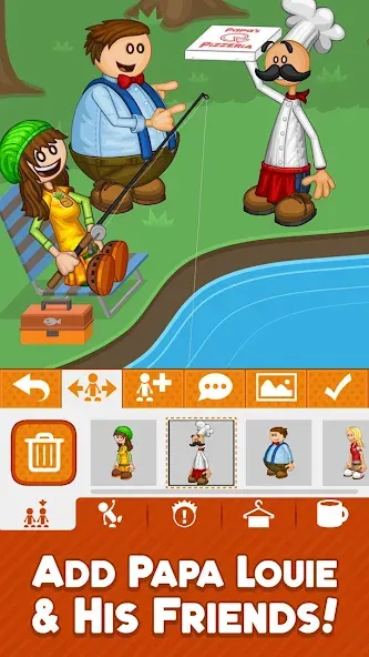 Papa Louie Pals (Папа Луи Пэлс)  [МОД Unlimited Money] Screenshot 4