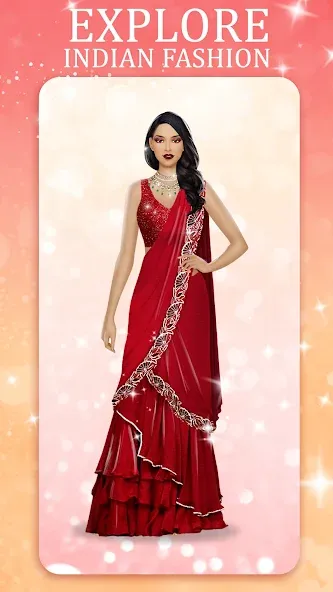 Indian Fashion Dressup Stylist  [МОД Unlocked] Screenshot 3