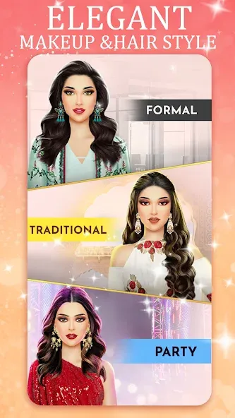 Indian Fashion Dressup Stylist  [МОД Unlocked] Screenshot 5