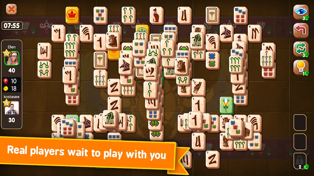 Mahjong Duels (Маджонг Дуэли)  [МОД Бесконечные деньги] Screenshot 3