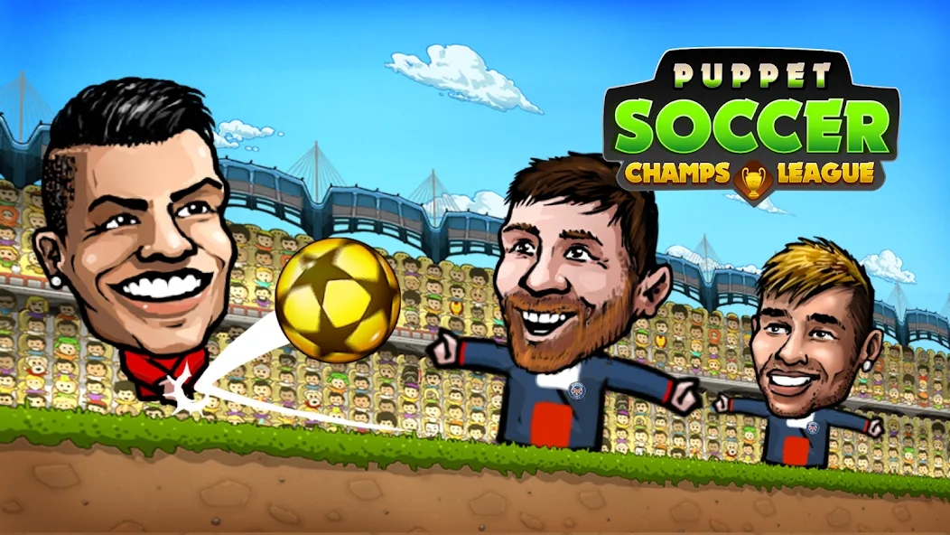 Puppet Soccer: Champs League (Паппет Соккер)  [МОД Меню] Screenshot 1