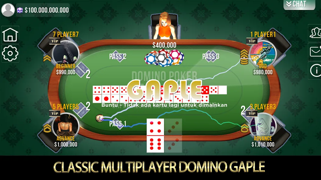 Domino Poker QiuQiu Gaple (Домино Покер ЧиЧи Гапле)  [МОД Много монет] Screenshot 1