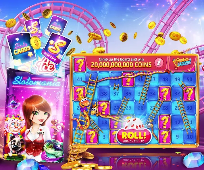 Slotomania™ Slots Casino Games (Слотомания)  [МОД Много денег] Screenshot 5