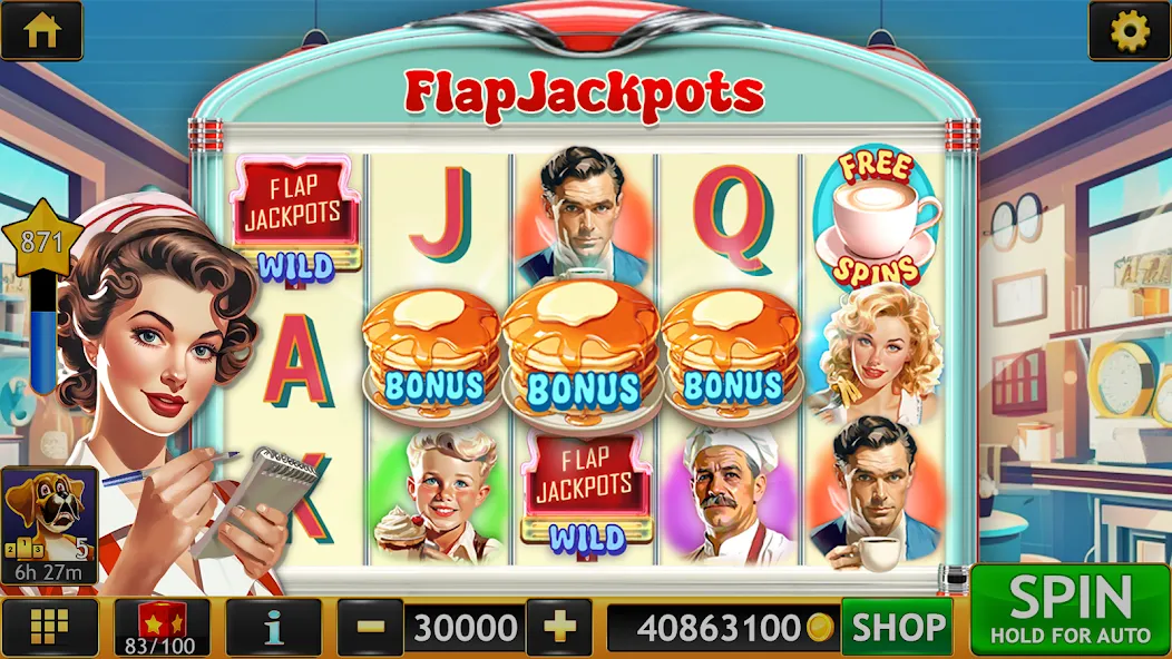 Vegas Slots Galaxy (Вегас Слотс Гэлэкси)  [МОД Много монет] Screenshot 3