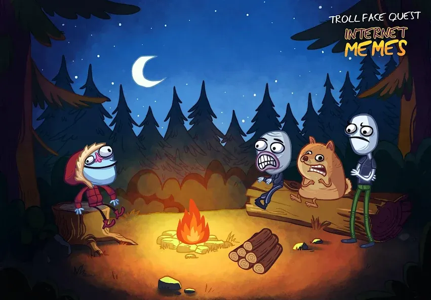 Troll Face Quest Internet Meme (Тролль Фейс Квест Интернет Мем)  [МОД Много монет] Screenshot 2