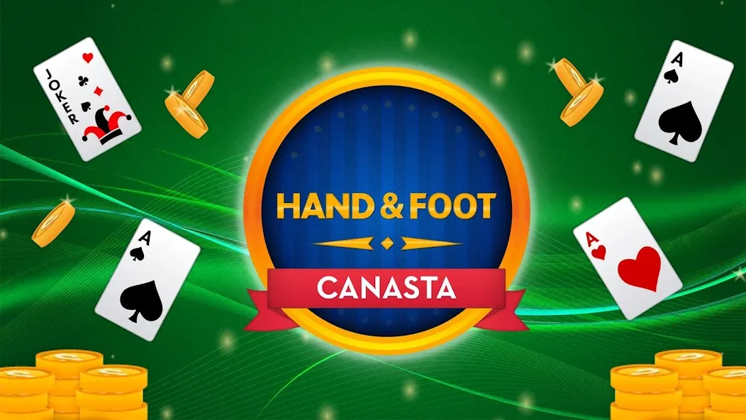 Hand and Foot Canasta  [МОД Unlimited Money] Screenshot 1