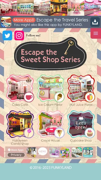 Escape the Sweet Shop Series (Эксперименты в кондитерской серии)  [МОД Много монет] Screenshot 1