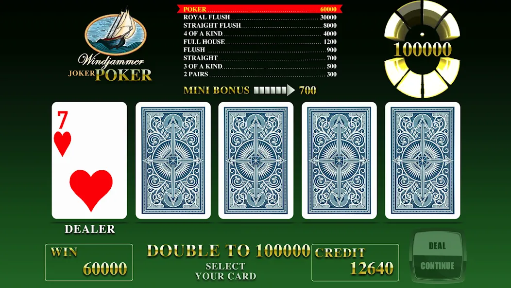 Windjammer Poker (Уиндджаммер Покер)  [МОД Много денег] Screenshot 1