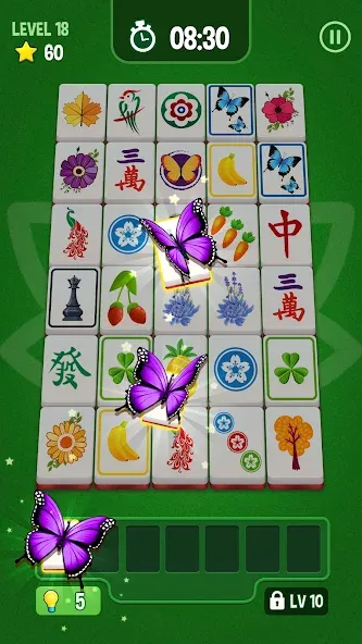 Mahjong Triple 3D -Tile Match (Маджонг Трипл 3Д)  [МОД Mega Pack] Screenshot 1