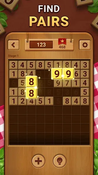 Woodber - Classic Number Game (Вудбер)  [МОД Menu] Screenshot 1