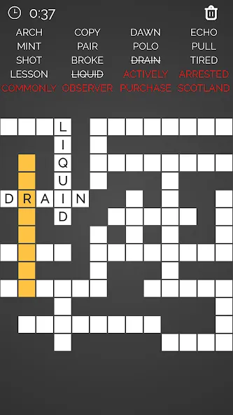 Crossword : Word Fill  [МОД Бесконечные монеты] Screenshot 4