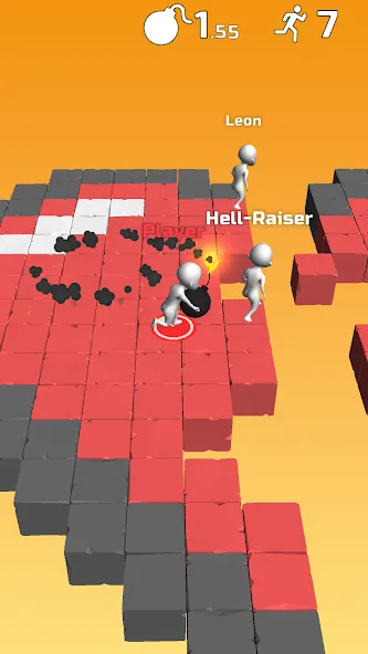 Do Not Boom .io - Tag io game  [МОД Много денег] Screenshot 1