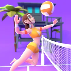 Скачать взлом Beach Volleyball Game (Бичволлейбол игра)  [МОД Бесконечные монеты] на Андроид