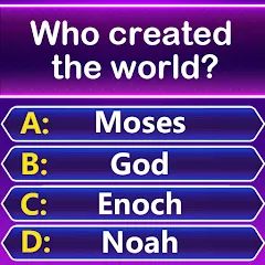 Скачать взлом Bible Trivia - Word Quiz Game (Библейская викторина)  [МОД Menu] на Андроид