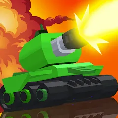 Скачать взлом Super Tank Hero (Танковые сражения )  [МОД Много монет] на Андроид