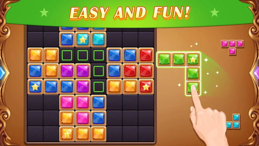 Block Puzzle: Diamond Star  [МОД Unlocked] Screenshot 3