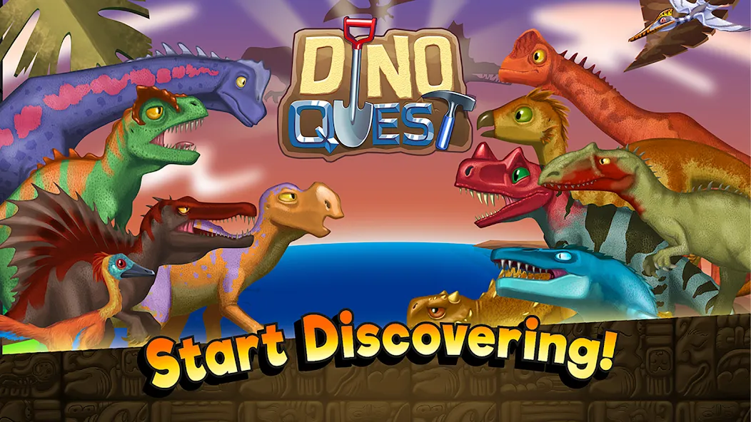 Dino Quest: Dig Dinosaur Game (Дино Квест)  [МОД Unlimited Money] Screenshot 5