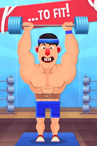 Fat No More: Sports Gym Game! (Фэт Но Море)  [МОД Unlocked] Screenshot 2