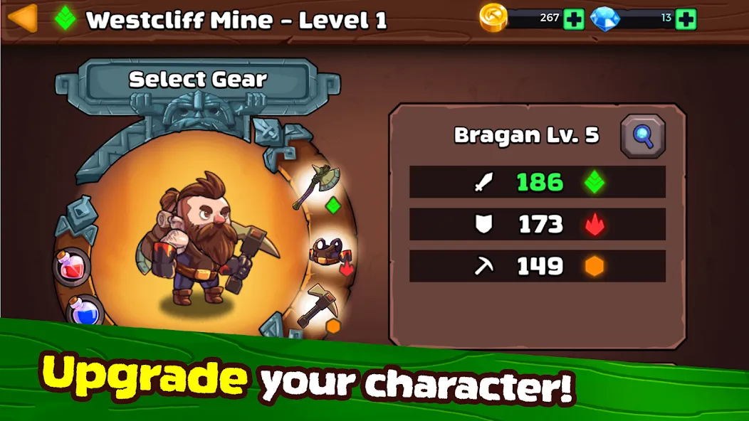 Mine Quest 2: RPG Mining Game (Мине Квест 2)  [МОД Mega Pack] Screenshot 3