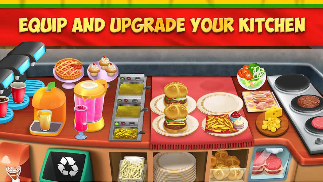 My Burger Shop 2: Food Game (Мой Бургер Шоп 2)  [МОД Mega Pack] Screenshot 4