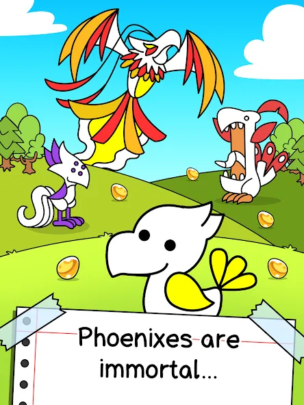 Phoenix Evolution: Idle Merge (Финикс Эволюция)  [МОД Unlimited Money] Screenshot 5