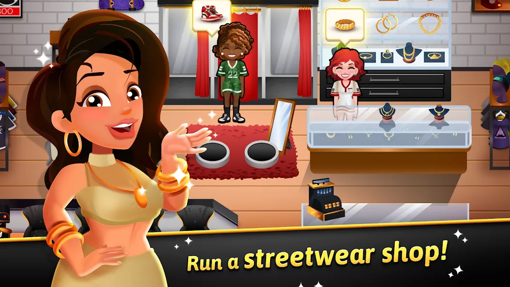 Hip Hop Salon Dash Beauty Game (Хипхоп салон Дэш красивая игра)  [МОД Menu] Screenshot 1