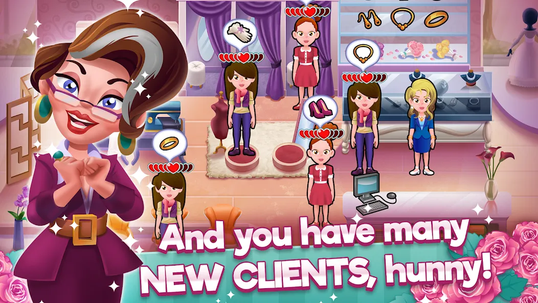 Wedding Salon Dash Bridal Shop (Свадебный салон Дэш Бутик невест)  [МОД Бесконечные монеты] Screenshot 2