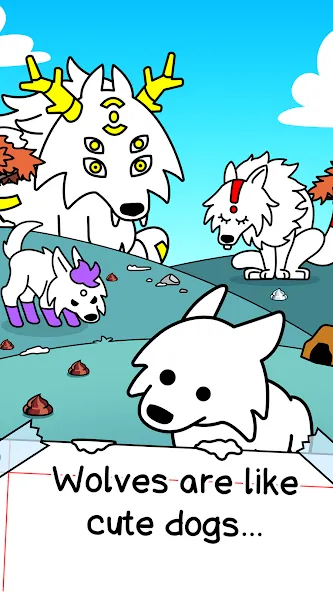 Wolf Evolution: Merge Wild Dog (Вульф Эволюшн)  [МОД Бесконечные деньги] Screenshot 1