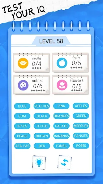 Word Sort: Association Connect (Соннект Колорс)  [МОД Unlocked] Screenshot 5