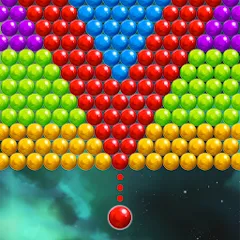 Скачать взлом Bubble Shooter Space (Бубль шутер спейс)  [МОД Много монет] на Андроид