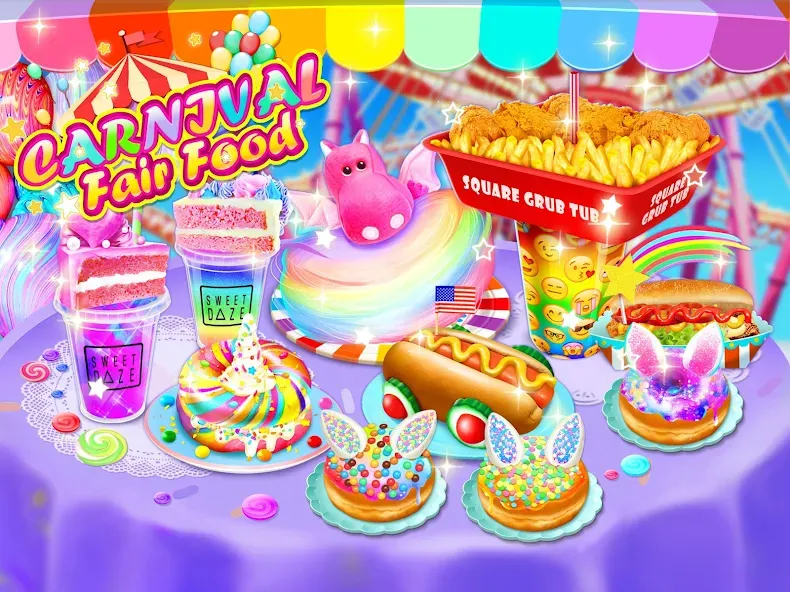 Unicorn Chef Games for Teens (Юникорн Шеф Игры для Подростков)  [МОД Много денег] Screenshot 1