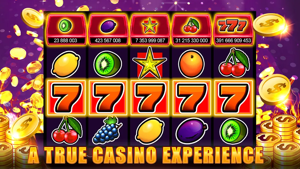 Slots 777 - Slot Machine Games  [МОД Меню] Screenshot 1