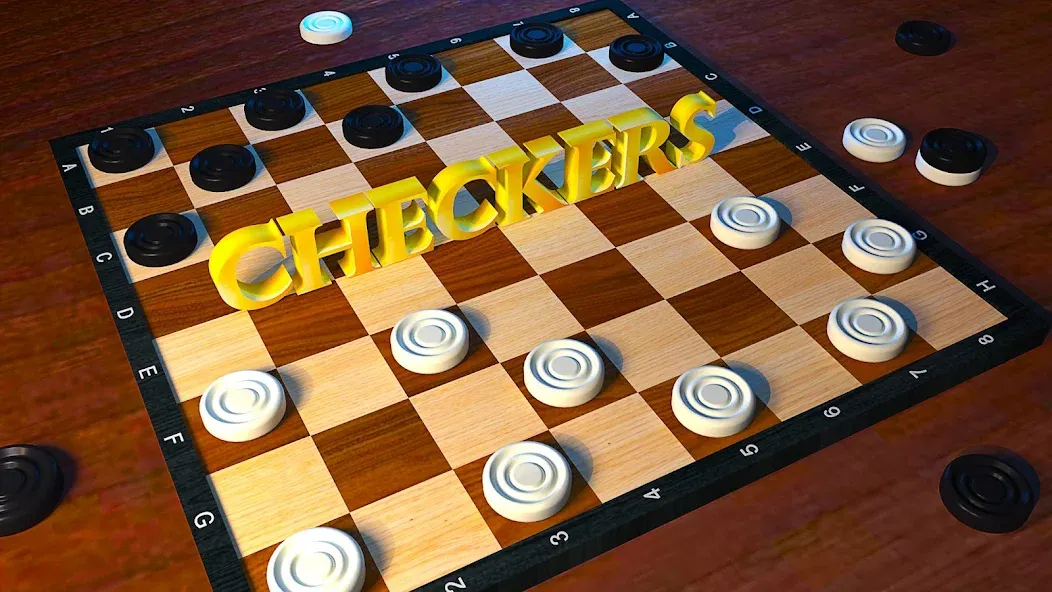 Checkers: Checkers Online- Dam  [МОД Все открыто] Screenshot 1