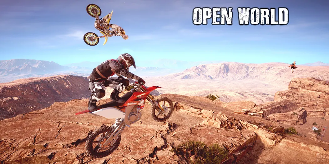 Dirt MX Bikes KTM Motocross 3D (Дирт МХ Байкс КТМ Мотокросс 3Д)  [МОД Mega Pack] Screenshot 1