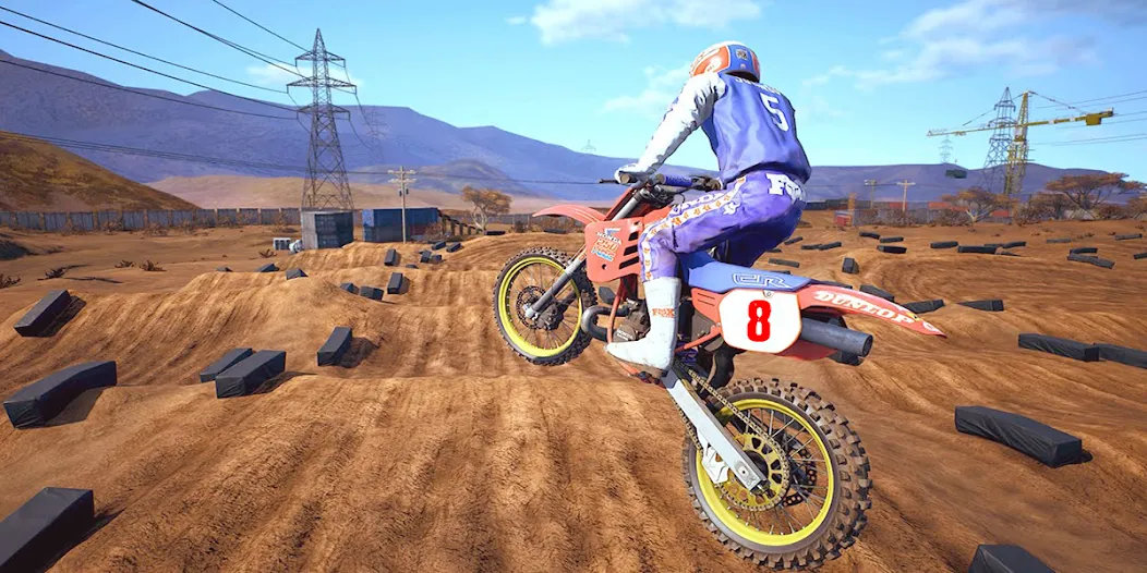 Dirt MX Bikes KTM Motocross 3D (Дирт МХ Байкс КТМ Мотокросс 3Д)  [МОД Mega Pack] Screenshot 3