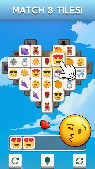 Tile Match Emoji -Triple Tile (Тил Матч Эмоджи)  [МОД Меню] Screenshot 2