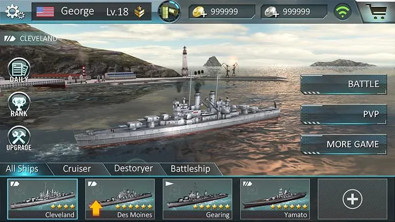 Warship Attack 3D  [МОД Много монет] Screenshot 5