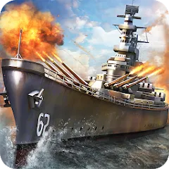 Скачать взлом Warship Attack 3D [МОД Много монет] на Андроид