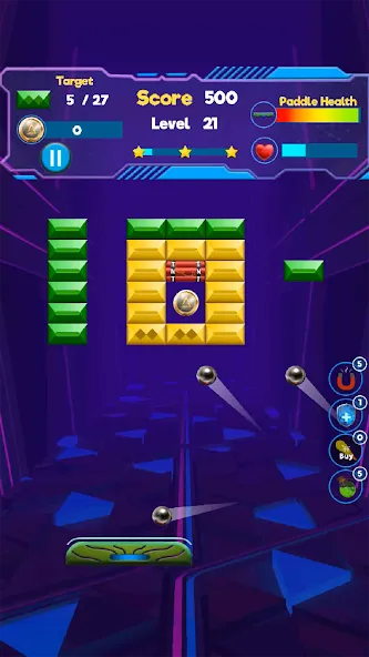 Brick Breaker- Bricks 3d Game (Бриксандболл)  [МОД Много монет] Screenshot 2