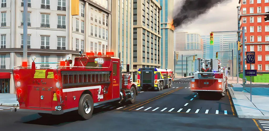 Real Firefighter 3D Simulator (Реальный Пожарник 3D Симулятор)  [МОД Бесконечные деньги] Screenshot 3