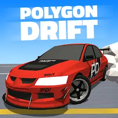 Скачать взлом Polygon Drift: Traffic Racing (Полигон Дрифт)  [МОД Бесконечные монеты] на Андроид