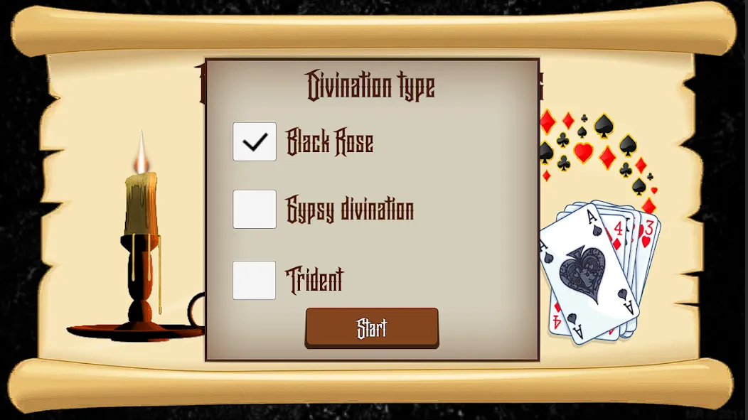 Divination on Playing Cards  [МОД Меню] Screenshot 2