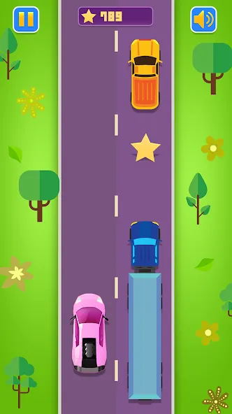 Kids Racing, Racecar Boy Girl  [МОД Много денег] Screenshot 1